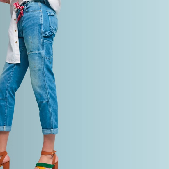 Anthropologie Pilcro and The Letterpress Carpenter Jeans 27 - Picture 2 of 10